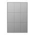 Loft Smoked Glass Black Wall Mirror